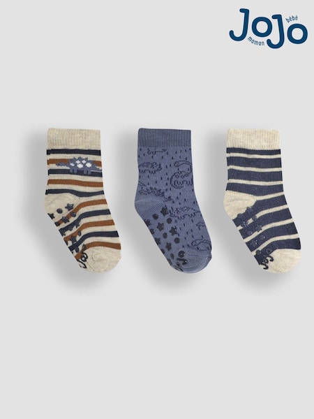 JoJo Maman Bébé Navy 3-Pack Socks (H23439) | €12.50