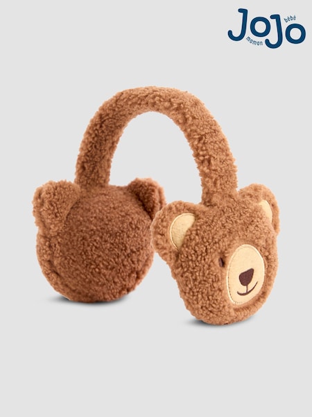 JoJo Maman Bébé Brown Bear Ears Muffs (H23441) | R$ 145
