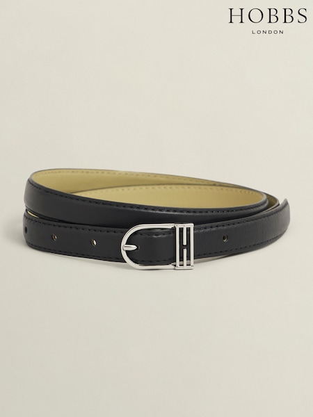 Hobbs Black Carmina Belt (H23506) | €56