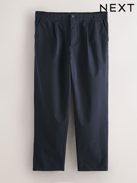 Azul marino - Ajuste tapered regular - Stretch Chinos Trousers (H23597) | 34 €