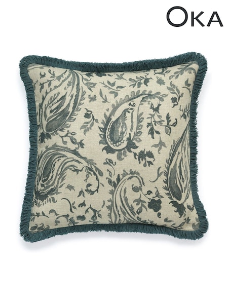 Oka Blue Wilde Cushion Cover (H23604) | €95