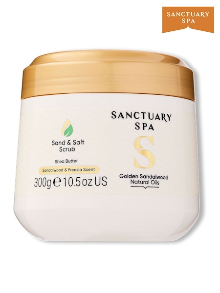 Sanctuary Spa Golden Sandalwood Natural Oils Sand & Salt Scrub 300g (H23622) | €17