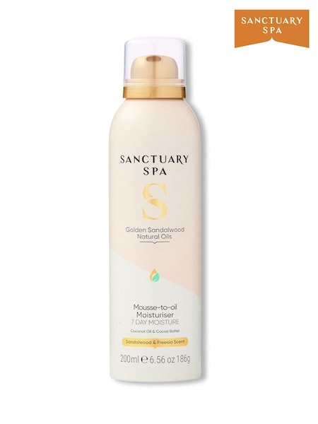 Sanctuary Spa Golden Sandalwood Natural Oils Mousse to Oil 200ml (H23631) | €18.50