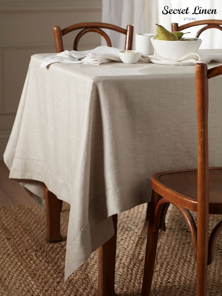 Secret Linen Store Natural Twill Table Cloth (H23688) | AED577