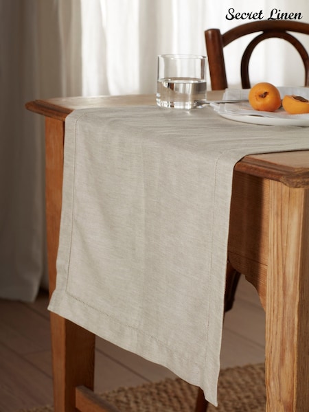 Secret Linen Store Natural Twill Table Runner (H23697) | AED204