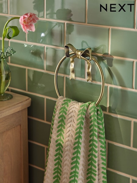 Gold Bow Towel Ring (H23725) | PKR 9,320