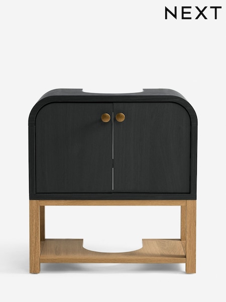 Black Haddington Under Sink Storage Cabinet (H23775) | €208