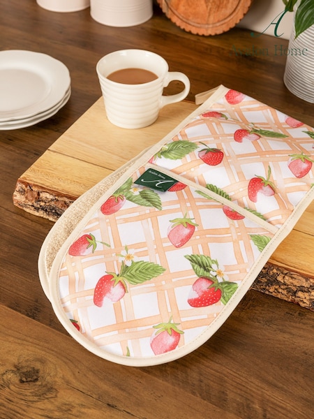 Avalon Home Strawberry Picnic Oven Gloves (H23796) | ‏181‏₪