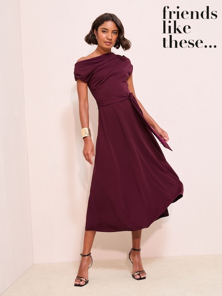 Friends Like These Burgundy Red Dress (H23931) | €57