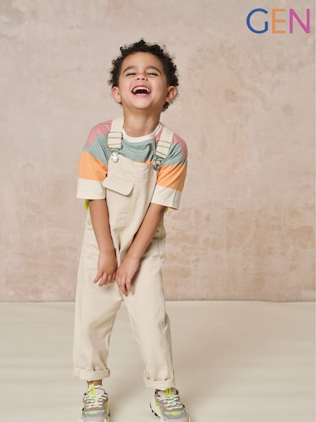 GEN Cream Dungaree (H24361) | €43