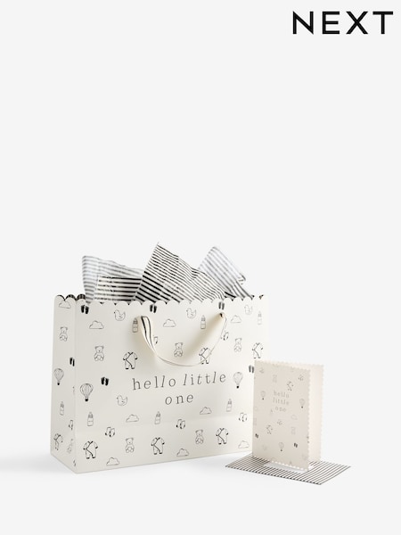 Baby Icons Gift Bag and Card Set (H24428) | 20 ر.ق.