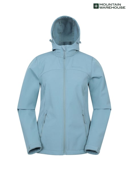 Mountain Warehouse Green Womens Exodus Water-Resistant Softshell Jacket (H24482) | €79