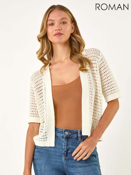 Roman Open Knit Cardigan (H24609) | € 53