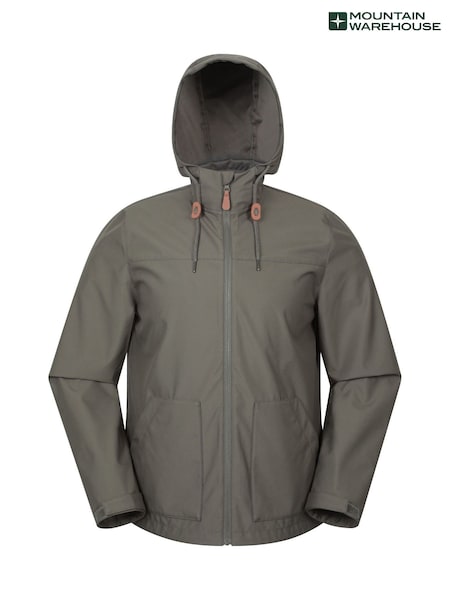 Mountain Warehouse Green Iona Softshell Mens Water-Resistant Jacket (H24704) | AED326
