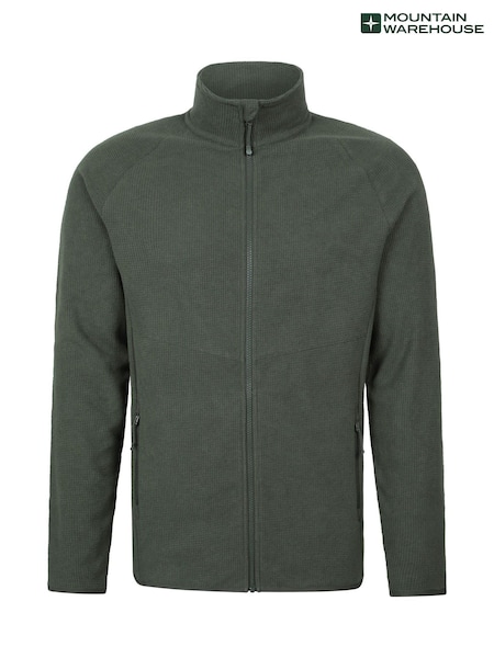 Mountain Warehouse Green Milburn Mens Grid Fleece (H24707) | R$ 345