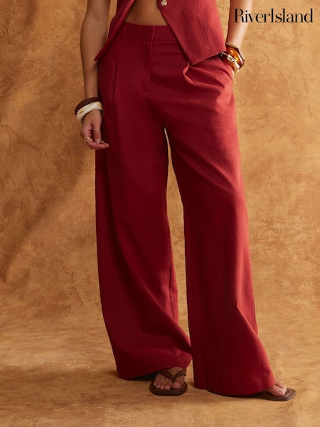River Island Wide Leg Trousers (H24859) | ‏201‏₪