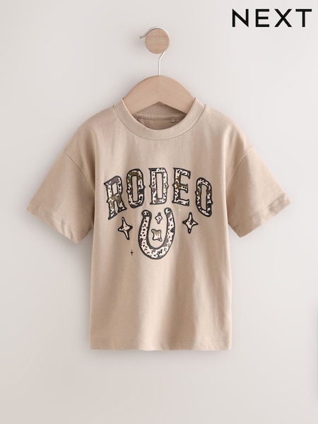 Stone Rodeo 100% Cotton Short Sleeve Graphic Print T-Shirt (3mths-8yrs) (H25163) | €8 - €11