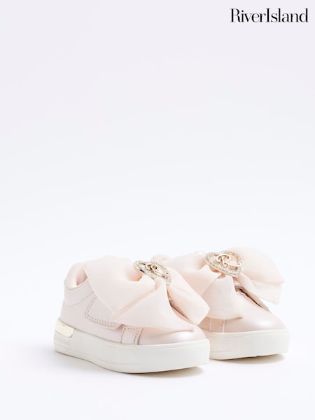 River Island Girls Organza Bow Trainers (H25355) | €32