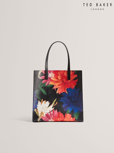 Ted Baker Black Large Amarly Printed Dahlia Icon Bag (H25372) | €63