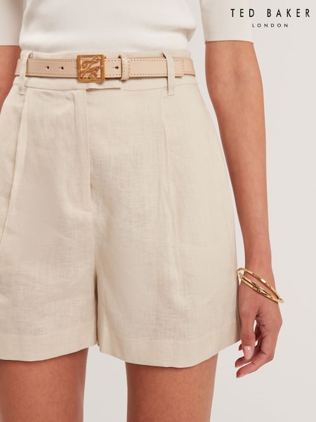 Ted Baker Scriptt-Tb Script Leather Belt (H25380) | R$ 395