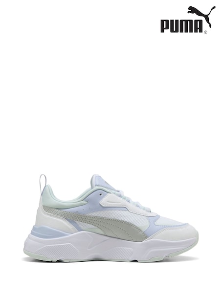 Puma White cream Womens Cassia Trainers (H25453) | LEI 484