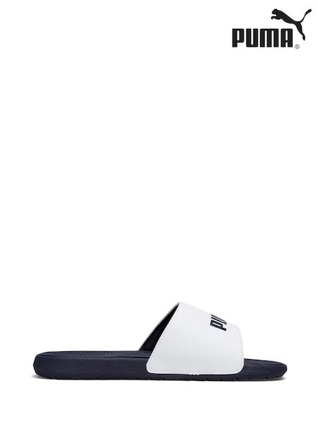 Puma White Cool Cat 2.0 Youth Sandals (H25457) | $46
