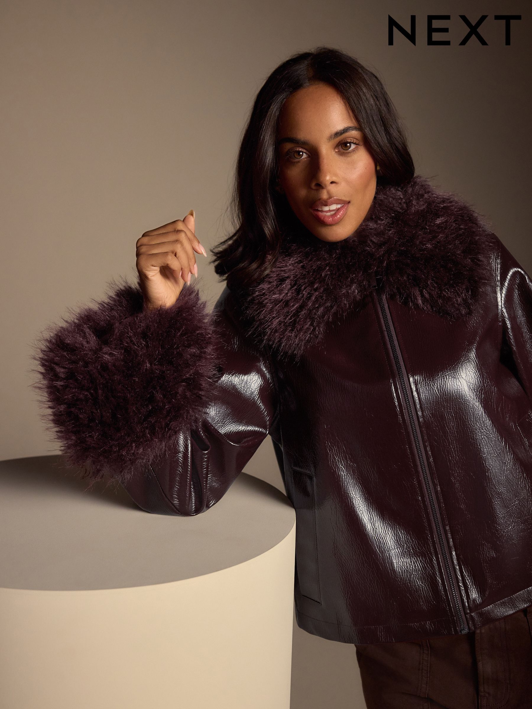 Women's, Short, Faux Fur, Coatsandjackets | Next Japan