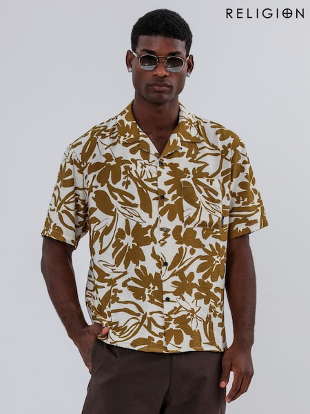 Religion Brown Art Shirt (H25807) | €80