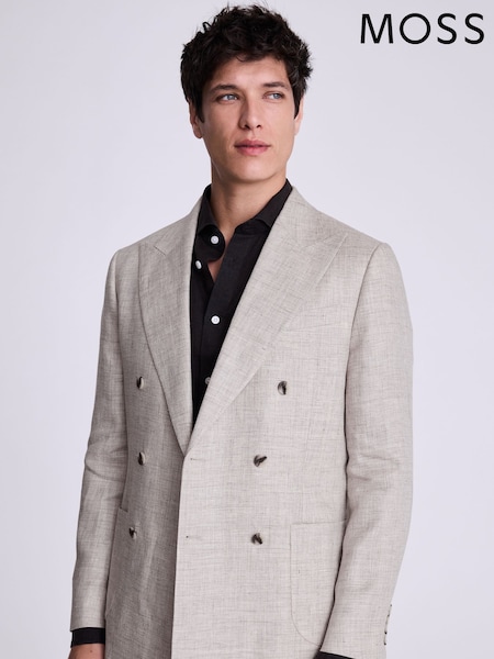 MOSS Tailored Fit Beige Linen Jacket (H25810) | 12 557 грн
