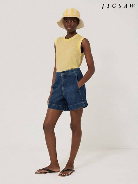 Jigsaw Yellow 100% Cotton Slub Tank Top (H25935) | AED227