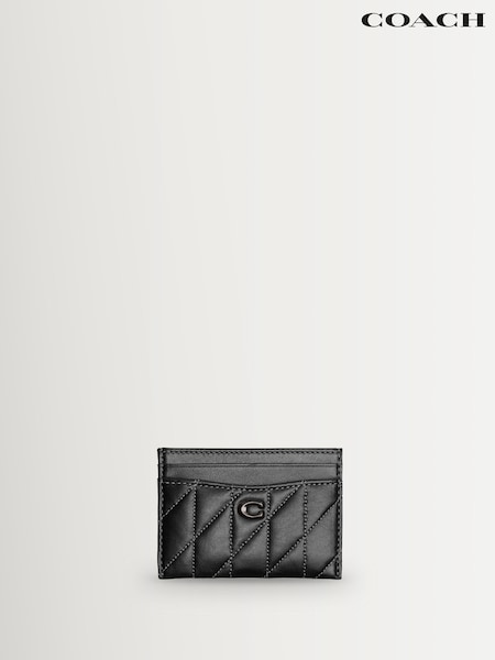 COACH Black Quilted Card Case (H26042) | €121