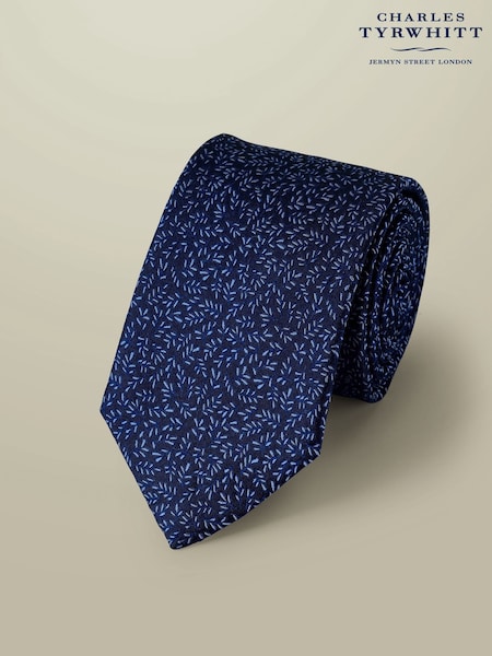 Charles Tyrwhitt Light blue Floral Tie (H26079) | €77
