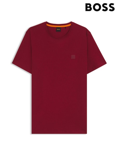 BOSS Red Relaxed Fit Tales Logo T-Shirt (H26235) | 256 QAR