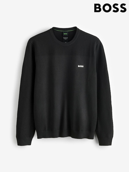 BOSS Black Momentum Textured Detail Logo Jumper (H26236) | €206