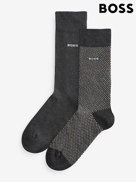 BOSS Grey 2 P RS Minipattern CC Socks (H26249) | R$ 160