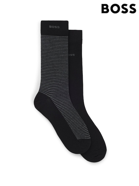 BOSS Black Logo Socks 2 Pack (H26267) | €23