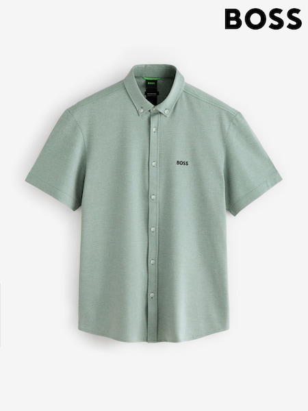 BOSS Green Regular Fit Motion Short Sleeve Shirt (H26270) | €126
