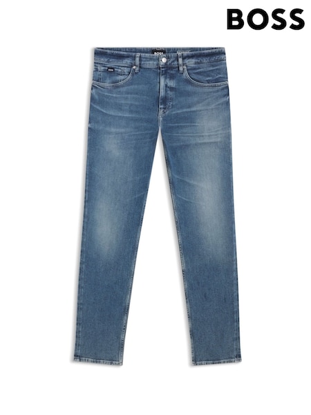BOSS Blue Regular Fit Re.Maine Stretch Denim Jeans (H26311) | €237