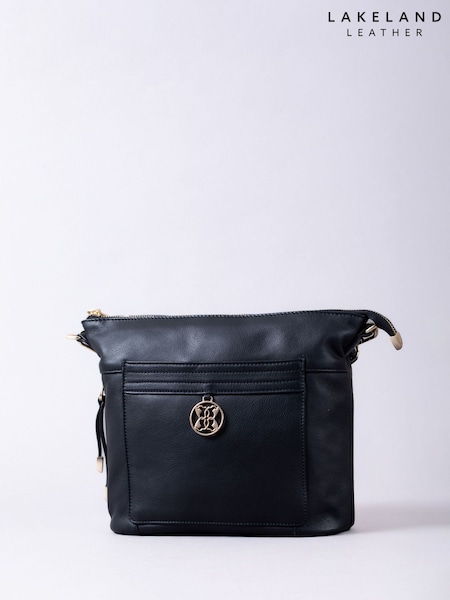 Lakeland Leather Black Cartmel Cross-Body Bag (H26335) | R$ 740