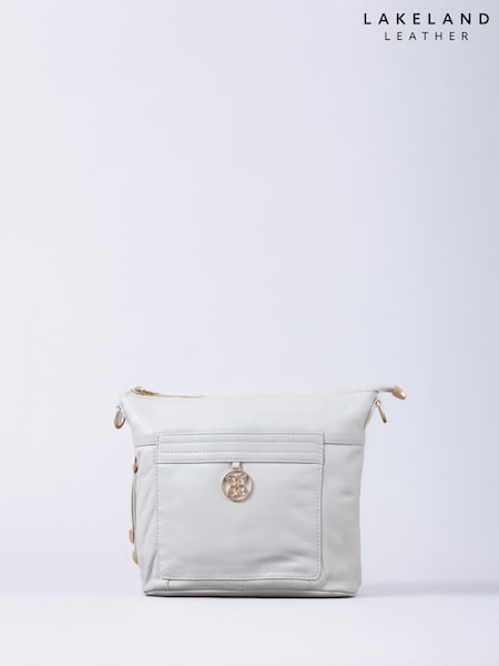 Lakeland Leather White Cartmel Cross-Body Bag (H26336) | € 117