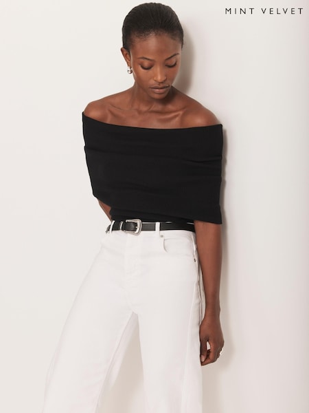 Mint Velvet Sleeveless Knit T-Shirt (H26389) | €124