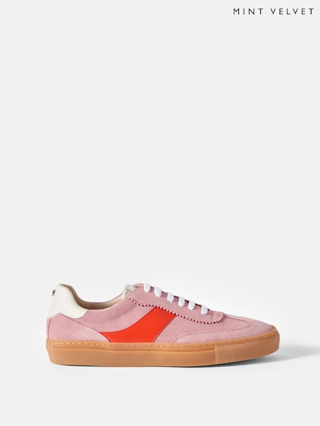 Mint Velvet Cici Suede Trainers (H26390) | €146