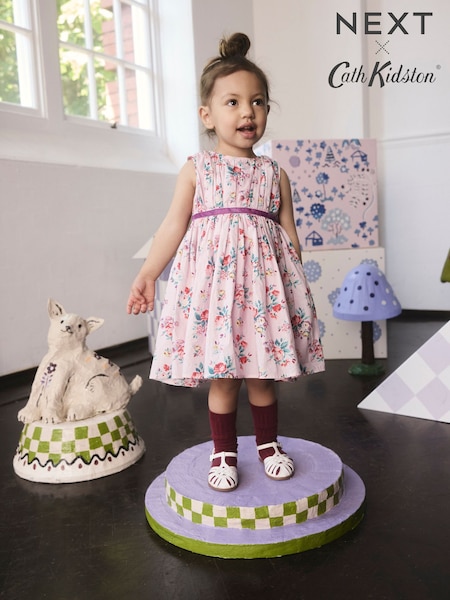 Cath Kidston Lilac Floral Party Dress (3mths-8yrs) (H26720) | AED147 - AED178