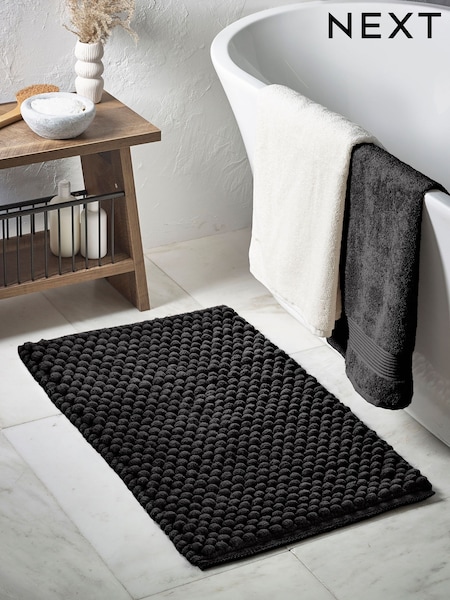 Black Giant Bobble Bath Mat (H26730) | AED74