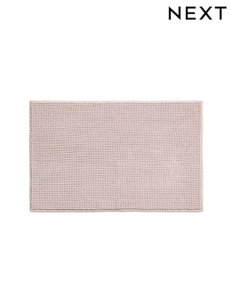 Light Natural Almond Bobble Bath Mat (H26738) | 49 QAR