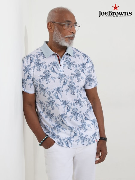 Joe Browns Bird Print Polo Shirt (H26814) | ‏256 د.إ.‏