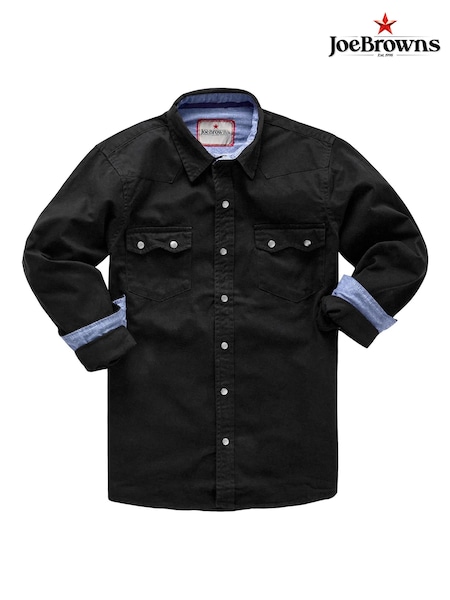 Joe Browns Black 100% Cotton On The road Shirt (H26817) | R$ 445