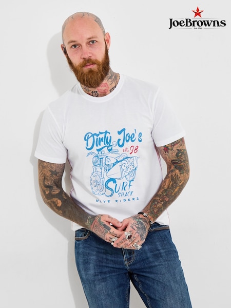 Joe Browns 100% Cotton Summer Surfboard Graphic Short Sleeve T-Shirt (H26830) | € 38