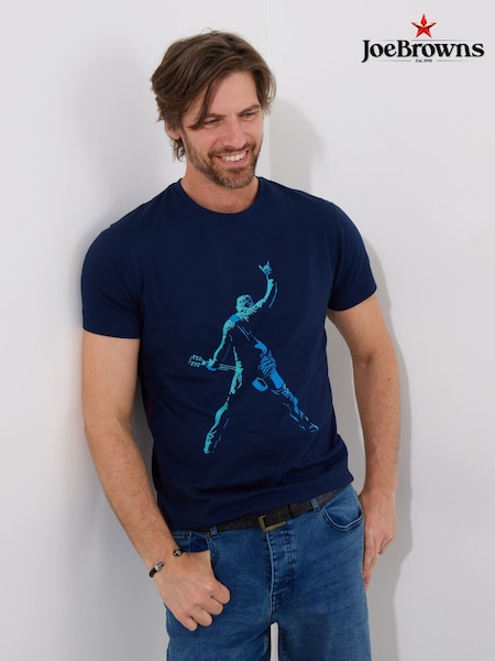 Joe Browns 100% Cotton Rockstar Graphic Short Sleeve T-Shirt (H26834) | € 38