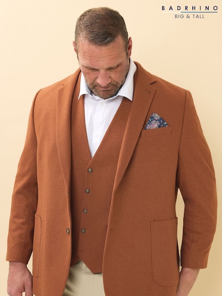 Maro - BadRhino Big & Tall Tweed Suit Jacket (H27005) | 849 LEI